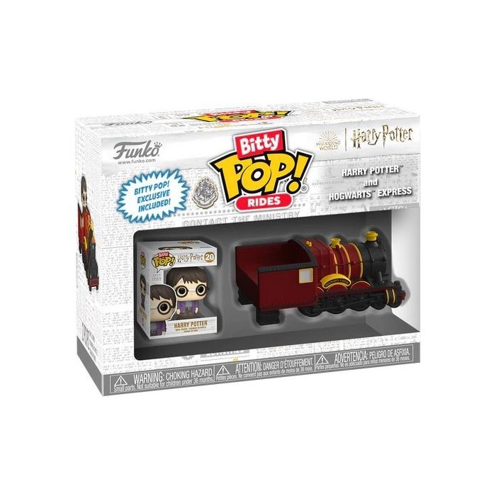 Harry Potter Bitty POP! Rides Vinyl Figure Harry Potter w/Hogwarts Express 2,5 cm