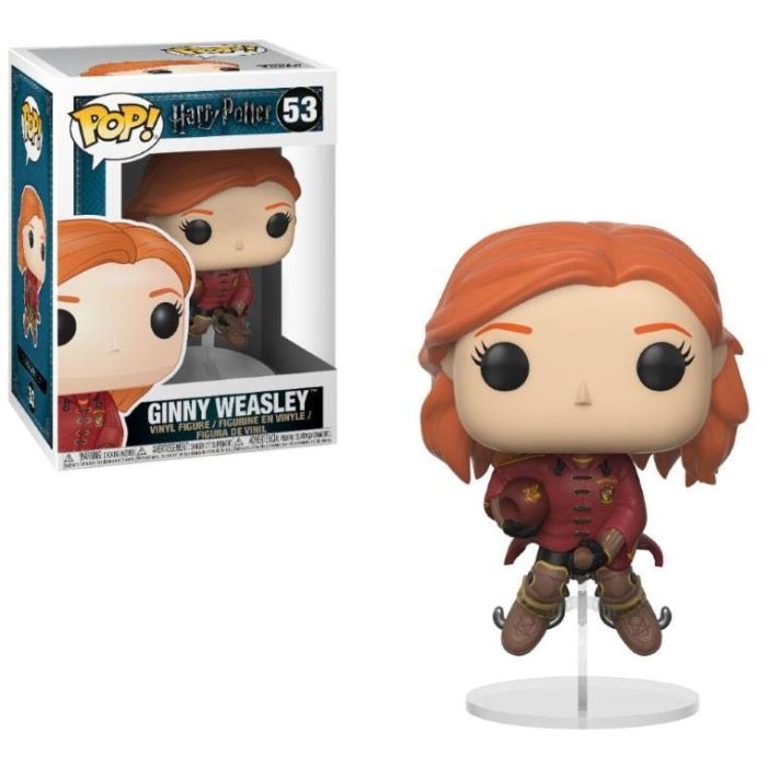 Funko Pop! Movies: Harry Potter - Ginny en Ron on Broom Quidditch set