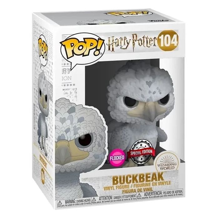 Harry Potter POP! Movies Vinyl Figure Buckbeak (Flocked) Exclusive 9 cm 