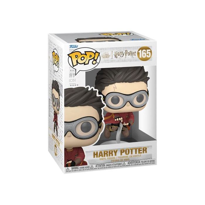 Harry Potter POP! Movies Vinyl Figure Harry w/Broom(Quidditch) 9 cm 