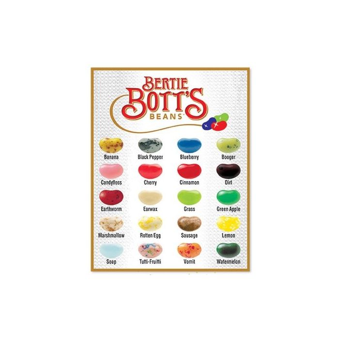 Harry Potter - Bertie Botts Every Flavour Beans / Bertie Botts Smekkies in Alle Smaken