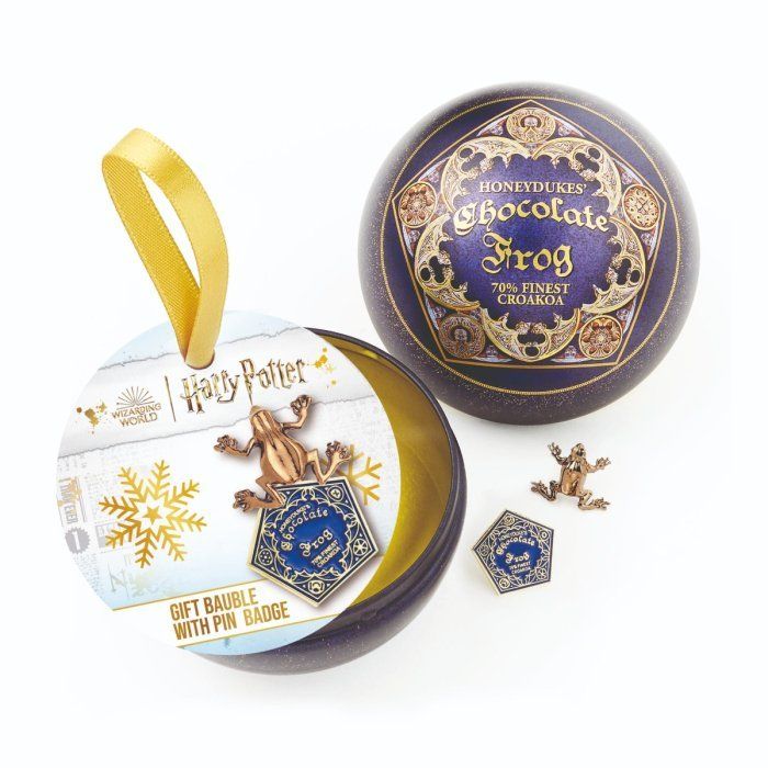 Chocolate Frog Bauble and Pin - Harry Potter