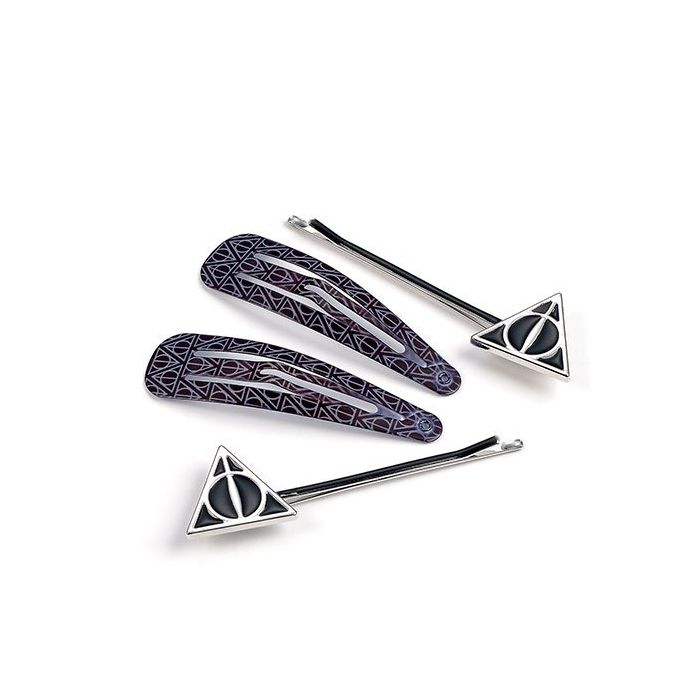Deathly Hallows Hair Clip Set - Harry Potter