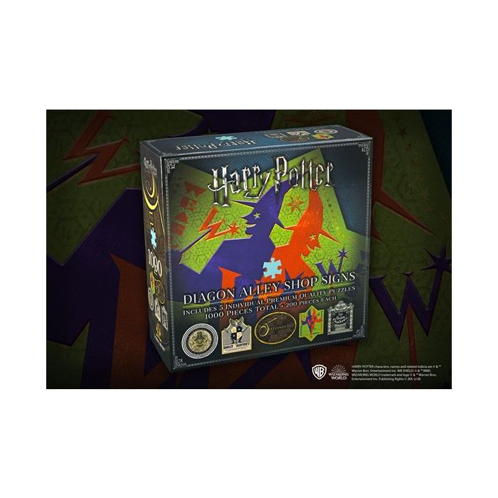 Harry Potter - Diagon Alley Shop Signs Puzzel