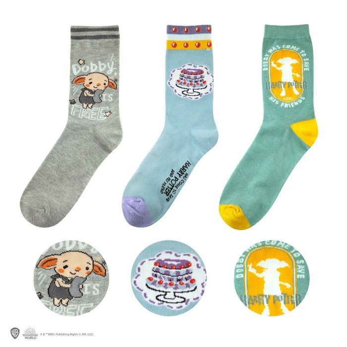 Harry Potter Socks 3-Pack Dobby