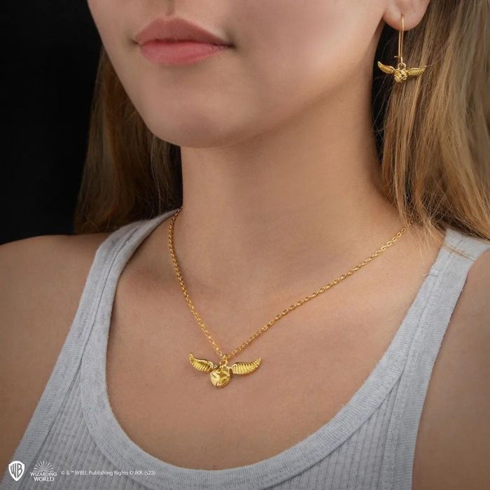 Harry Potter Necklace with Pendant Golden Snitch