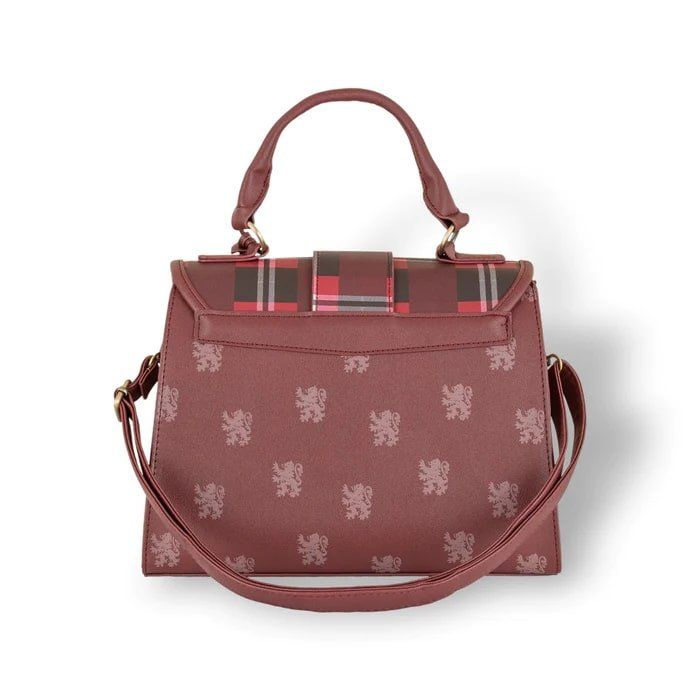 Gryffindor Luxury Plaid Top Handbag with Charms - Harry Potter