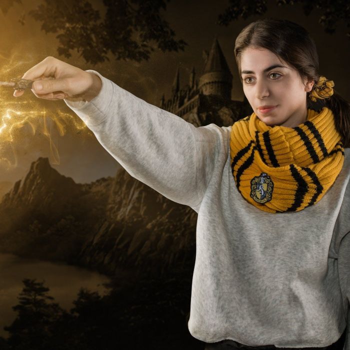 Hufflepuff / Huffelpuf Infinity Scarf - Harry Potter
