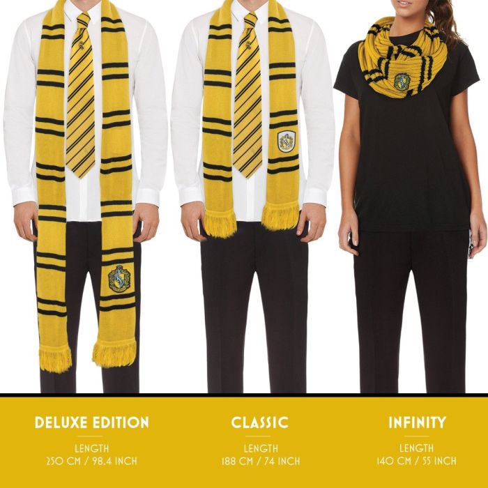 Hufflepuff / Huffelpuf Infinity Scarf - Harry Potter