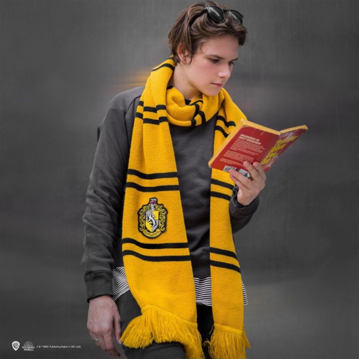 Hufflepuff / Huffelpuf Sjaal Deluxe - Harry Potter