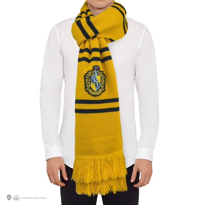 Hufflepuff / Huffelpuf Sjaal Deluxe - Harry Potter
