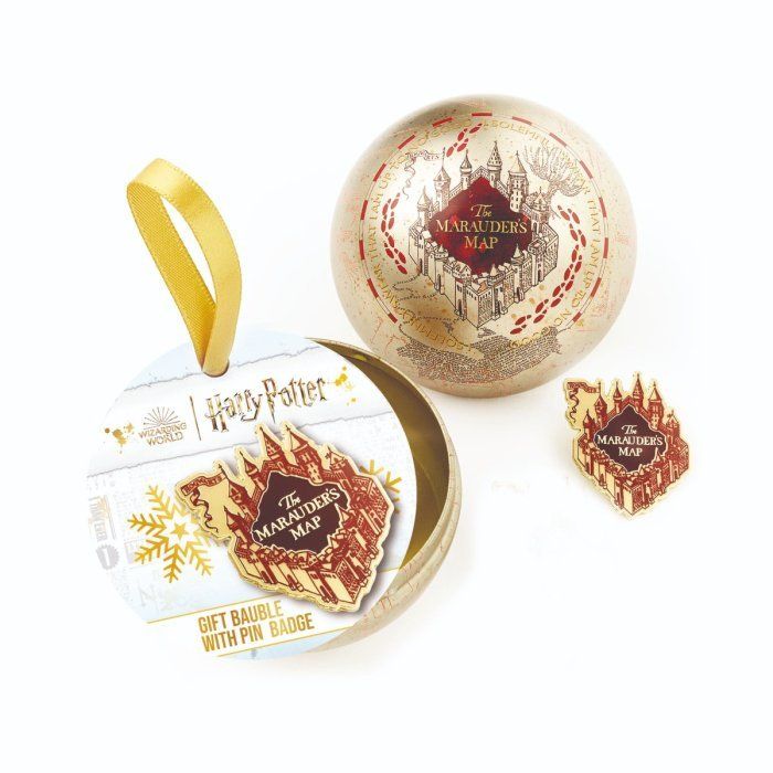 Marauder’s map Bauble and Pin - Harry Potter
