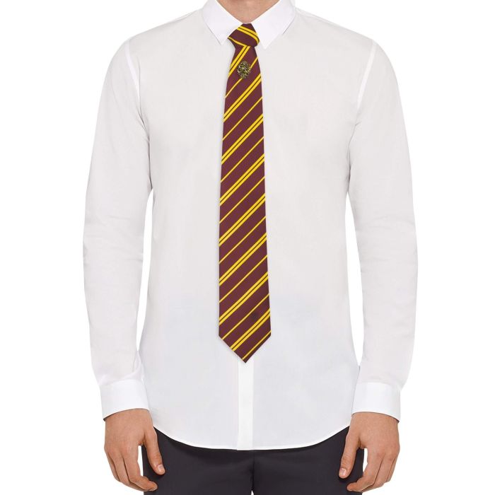 Harry Potter - Gryffindor Tie Deluxe Edition with Pin