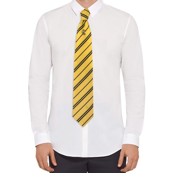 Harry Potter - Hufflepuff Tie Deluxe Edition with Pin