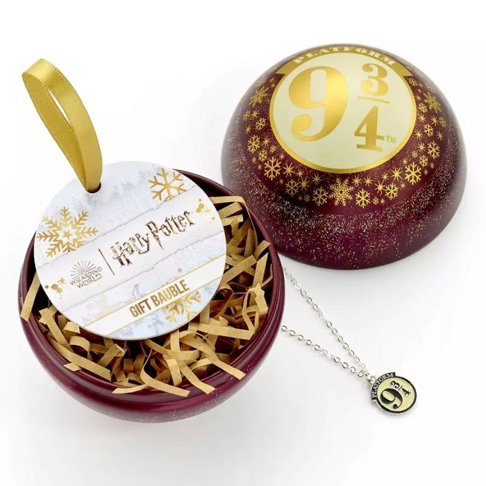 Platform 9 3/4 Christmas Bauble and Necklace - Harry Potter