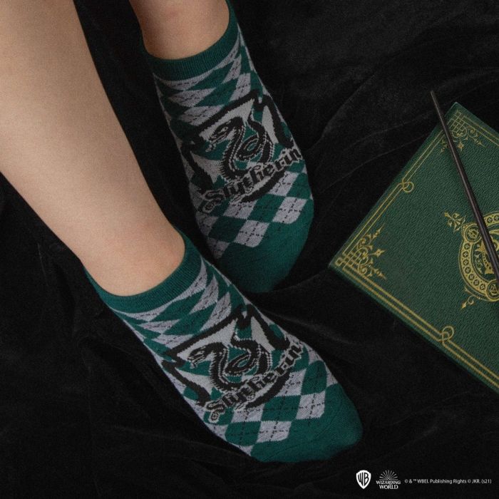 Slytherin / Zwadderich enkelsokken set - Harry Potter