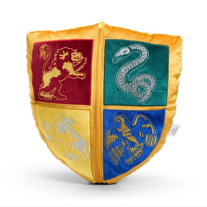 Harry Potter Cushion with Plush Figure Quidditch Crest & Golden Snitch 