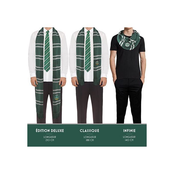 Slytherin / Zwadderich Sjaal Deluxe - Harry Potter