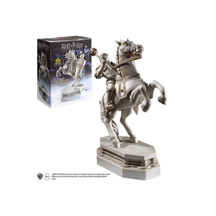 Harry Potter - Wizard Chess Knight Bookend White