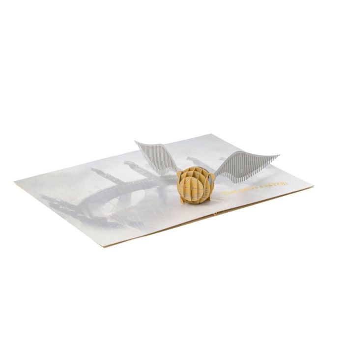 Harry Potter - Golden Snitch 3D Pop-Up Greeting Card
