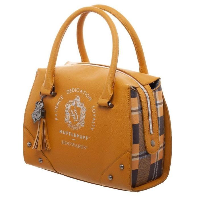 Harry Potter - Hufflepuff Plaid Top Handtas