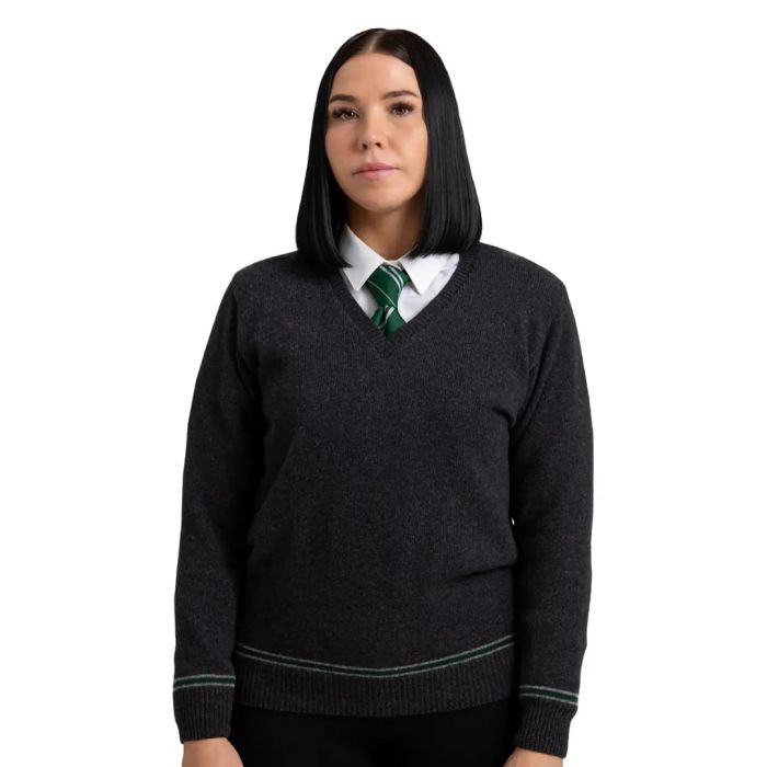 Slytherin V-Neck Sweater - Lochaven - Harry Potter