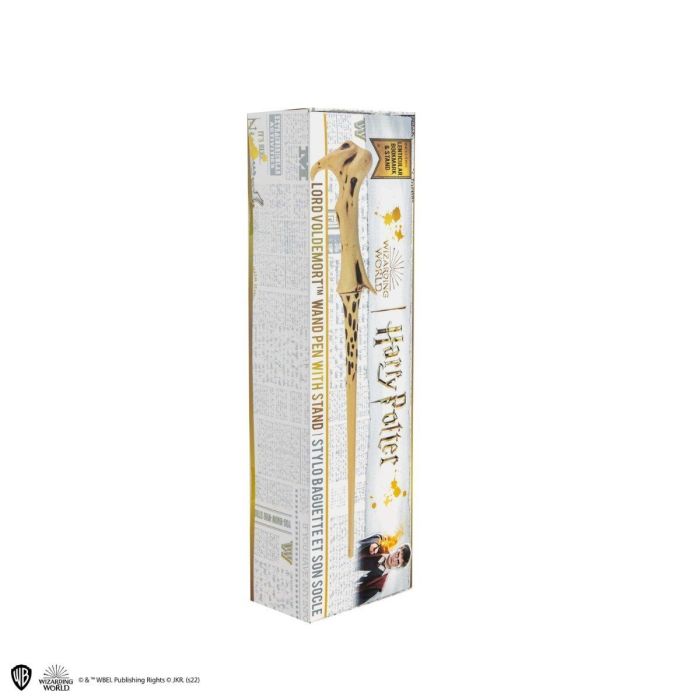 Voldemort Wand Pen and Display / Toverstok pen met houder - Harry Potter