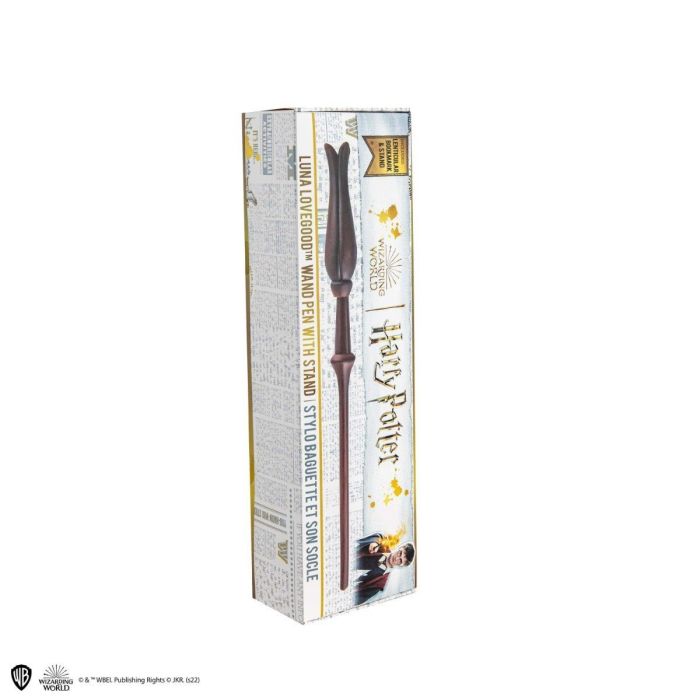 Luna Lovegood Wand Pen and Display / Toverstok pen met houder - Harry Potter