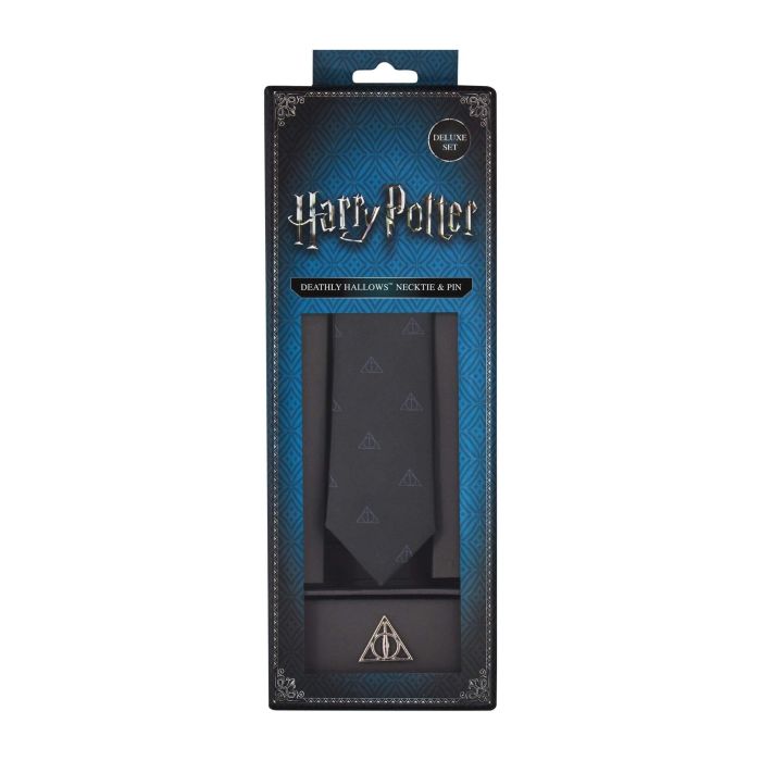 Harry Potter - Deathly Hallows Tie Deluxe Edition with Pin