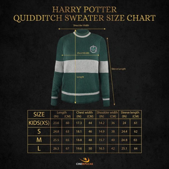 Harry Potter - Slytherin Quidditch Sweater / Trui