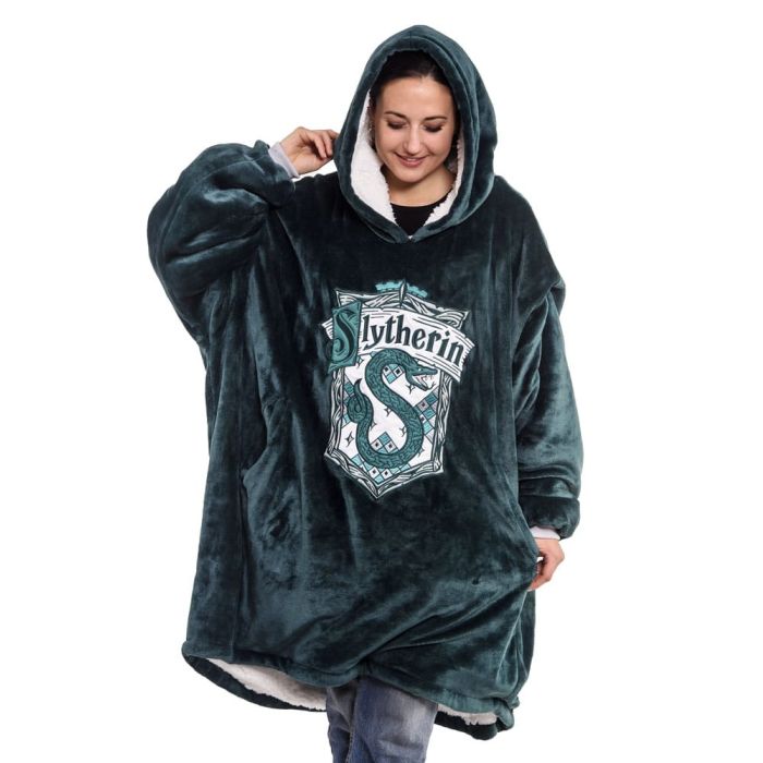 Harry Potter Oversized Hoodie Blanket Slytherin