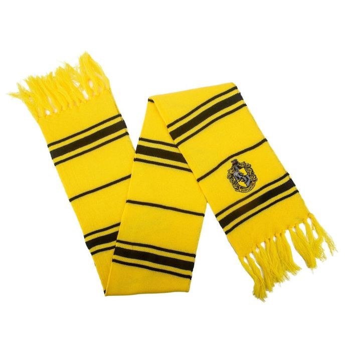 Harry Potter Scarf Hufflepuff Thin Stripes (Boxed) 160 cm