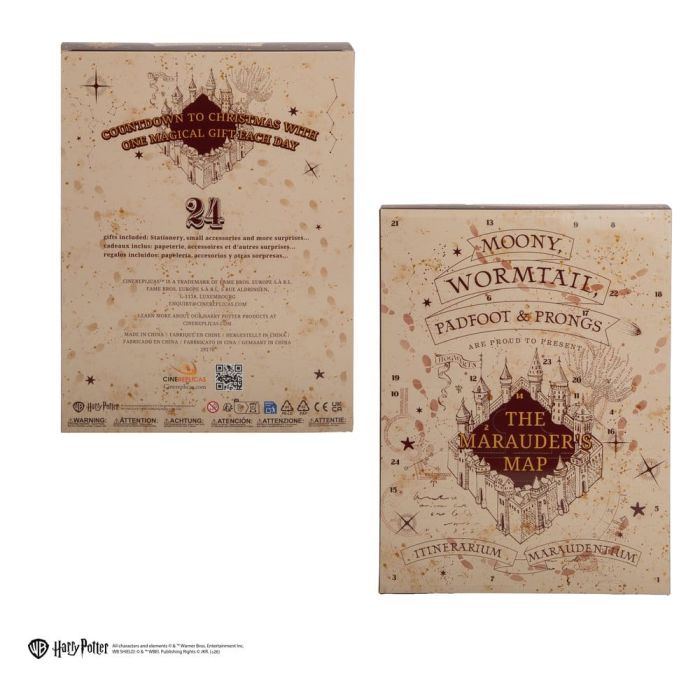 Harry Potter Advent Calendar Marauder's Map New Edition 2026