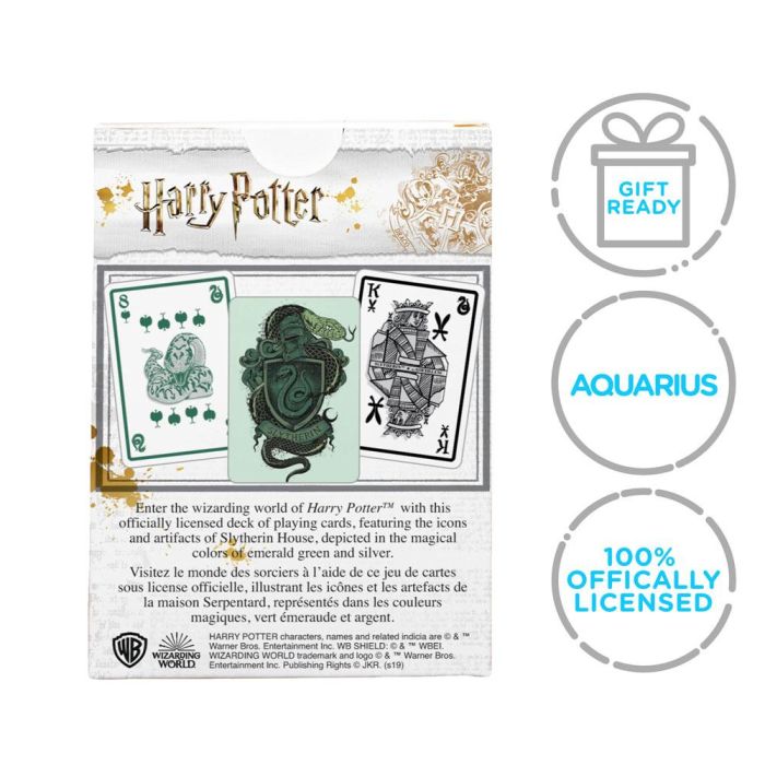 Harry Potter - Slytherin Playing Cards