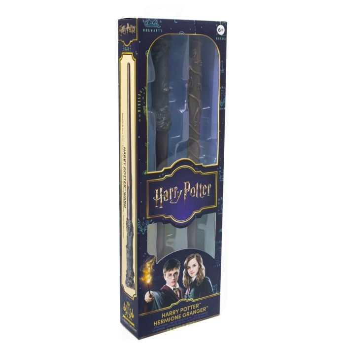 Harry Potter Roleplay Replica Wands 2-Pack Harry Potter & Hermione Granger 31 cm