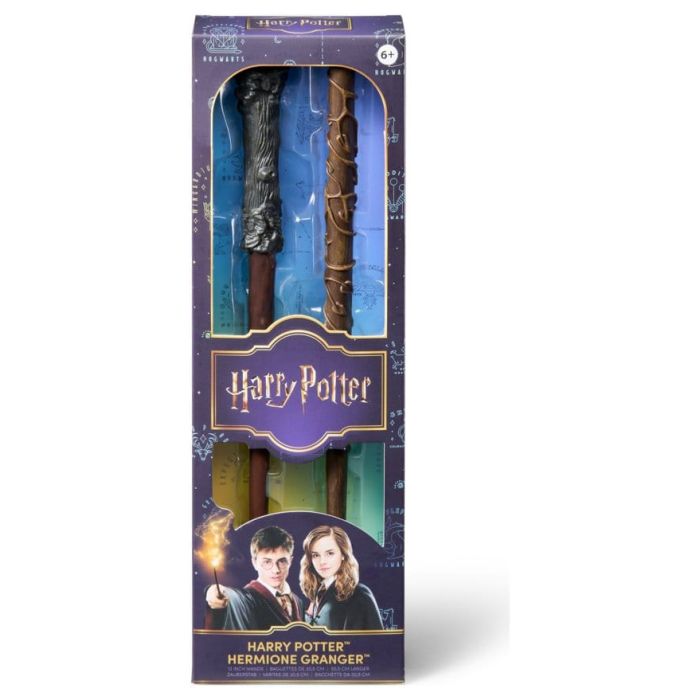 Harry Potter Roleplay Replica Wands 2-Pack Harry Potter & Hermione Granger 31 cm