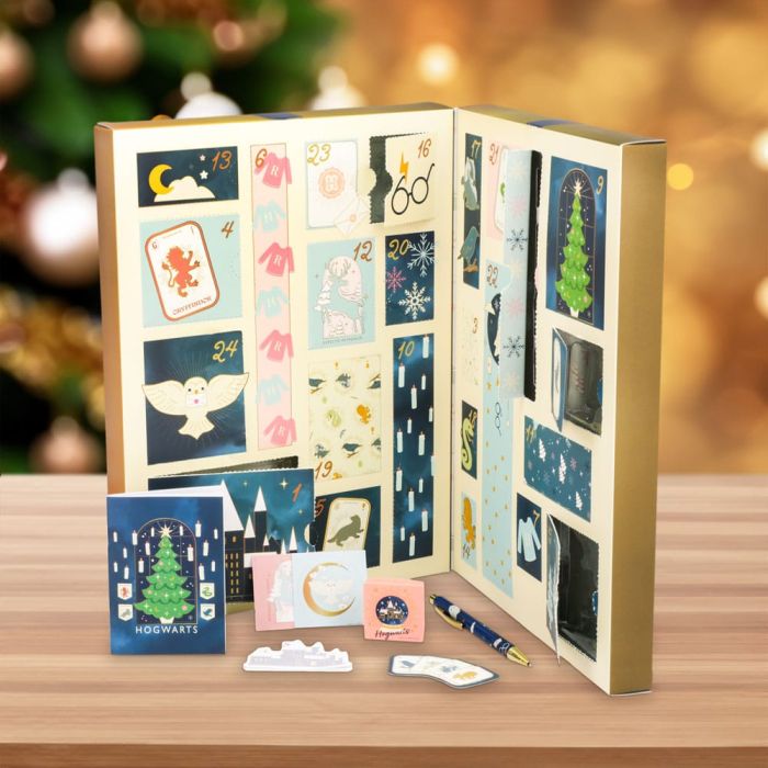 Harry Potter Advent Calendar Stationery 24 Day Hogwarts