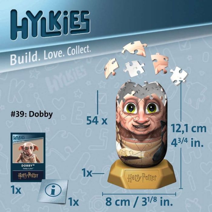 Harry Potter Hylkies 3D Jigsaw Puzzle #39 Dobby 12 cm