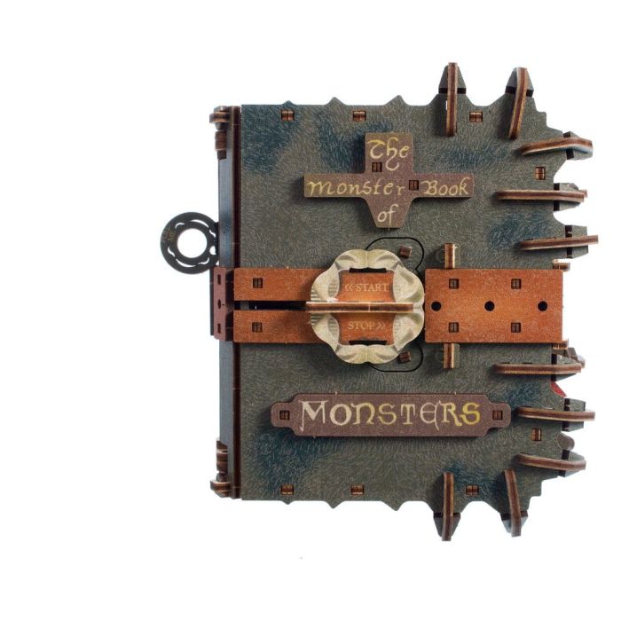 Harry Potter 3D Wooden Puzzle The Monster Book of Monsters