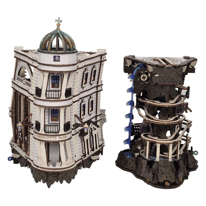 Harry Potter 3D Wooden Puzzle Gringotts Bank Marble Run