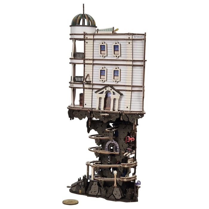 Harry Potter 3D Wooden Puzzle Gringotts Bank Marble Run