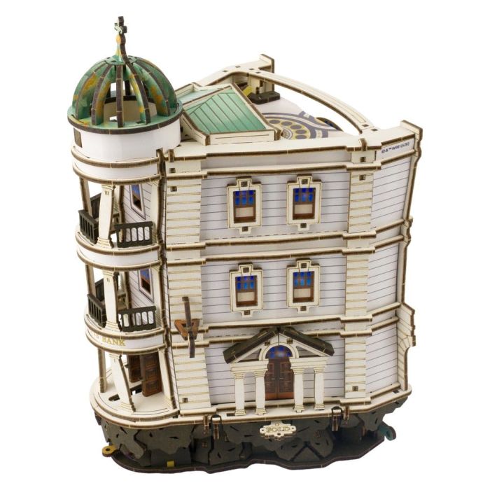 Harry Potter 3D Wooden Puzzle Gringotts Bank Marble Run