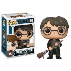 Funko Pop! Movies: Harry Potter - Harry with Firebolt & Feather