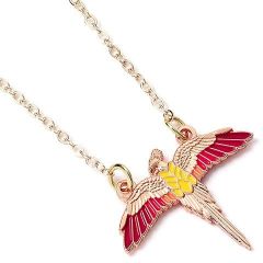 Harry Potter: Rose Gold Plated Fawkes Ketting
