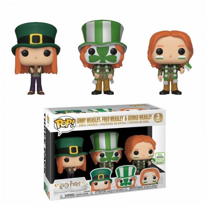 Funko Pop! Movies: Harry Potter - Fred, George & Ginny ECCC