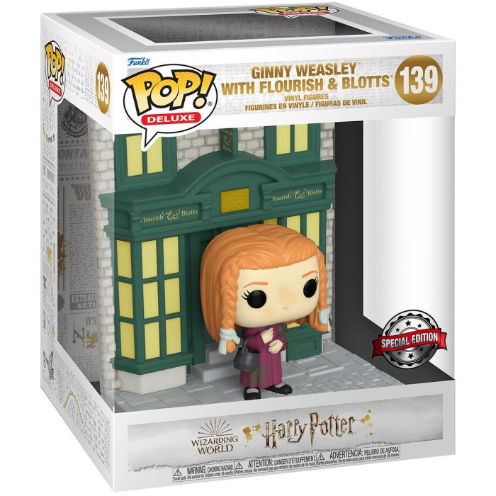 Ginny Weasley with Flourish and Blotts - Funko Pop! Deluxe - Harry Potter