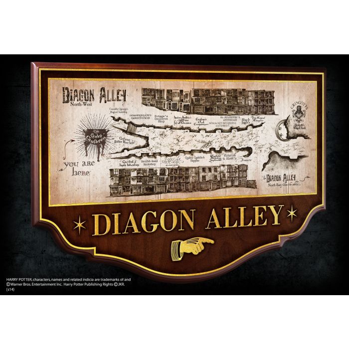 Harry Potter - Diagon Alley Wall Plaque
