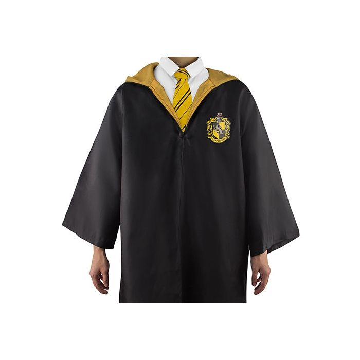 Harry Potter: Hufflepuff Robe, Necktie & Tattoo Set