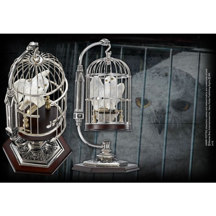 Harry Potter - Miniature Hedwig and Cage Statue