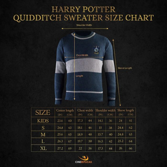 Harry Potter - Ravenclaw Quidditch Sweater / Trui